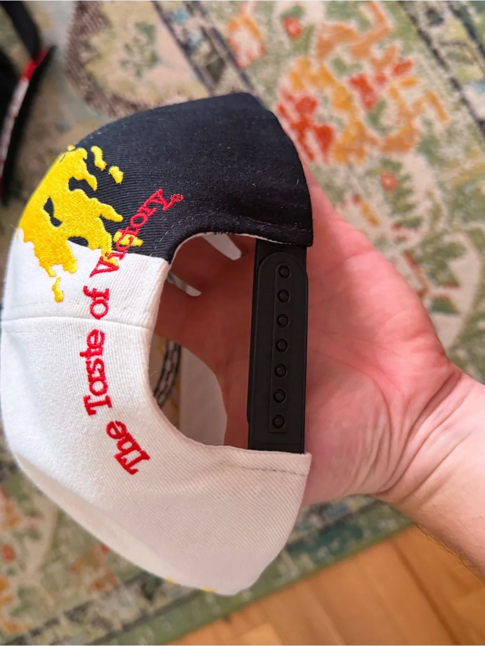 Logo Athletic Black and Yellow Race Rock Las Vegas Cap